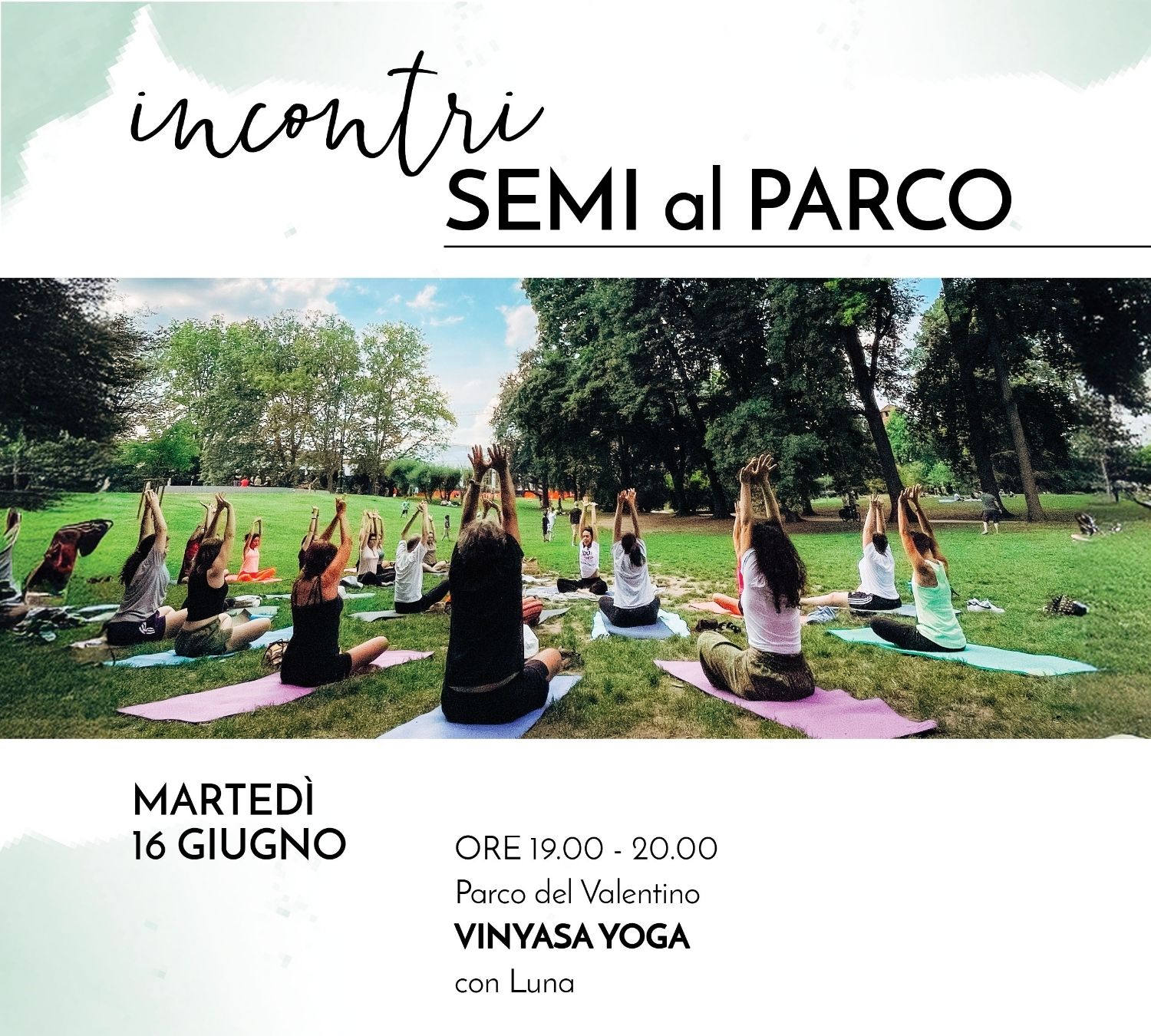 Yoga al parco Torino Estate 2024